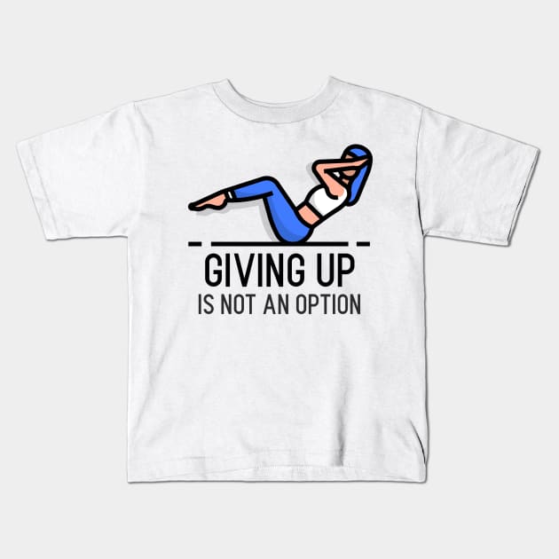 Yoga Motivation Kids T-Shirt by YungBick